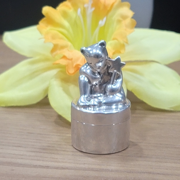 Tiffany & Co. Jewelry - Tiffany & Co. Sterling Silver 925 Bear Tooth Fairy Pill Jewelry Box